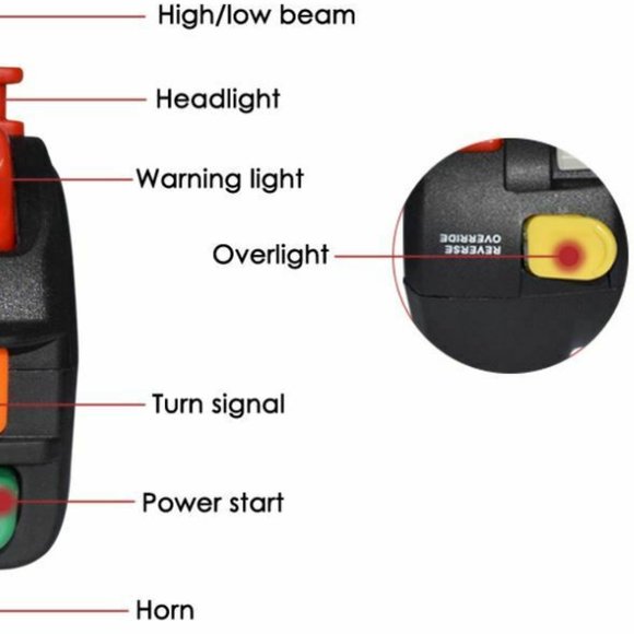 7/8" 22mm Motorcycle Handlebar Control Switch - Picture 3 of 6